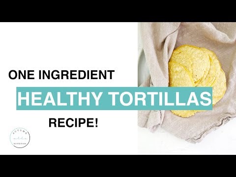 ONE INGREDIENT Healthy Gluten-Free Tortillas Recipe!