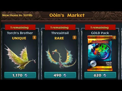Odin's Market of May - Dragons:Rise of Berk