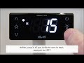 How to set the sensor type when an alarm is present