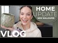 VLOG Mini Hobby Lobby Haul Installing New Wallpaper