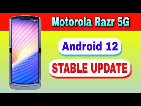 Motorola Razr 5G gets Android 12 Stable Update #Shorts