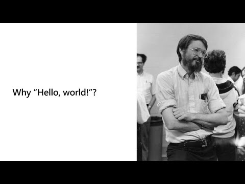 "Hello World!" in 3 Languages | COM208