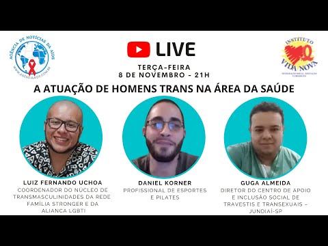 Live às Terças: A ATUAÇÃO DE HOMENS TRANS NA ÁREA DA SAÚDE
