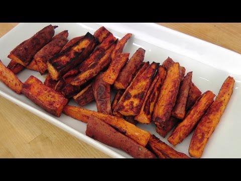 , title : 'Roasted Sweet Potato Fries Recipe - Laura Vitale - Laura in the Kitchen Episode 230'