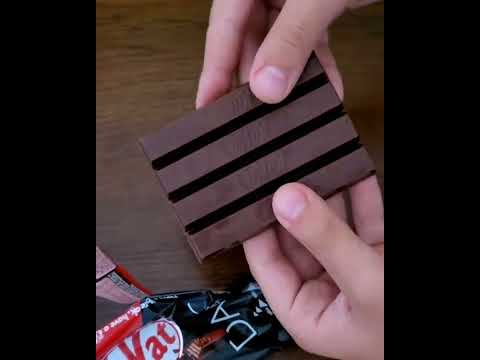 Chocolate Kitkat Dark #shorts #doces #chocolate