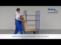 Fetra Etagenwagen mit 4 Böden aus Holz 1000x600mm Ladefläche-youtube_img