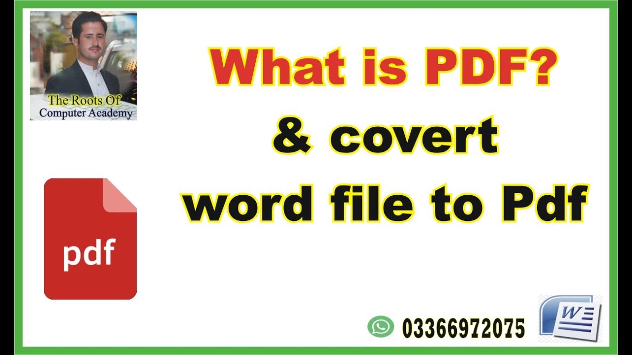 What is PDF?? in Pashto Must watch
