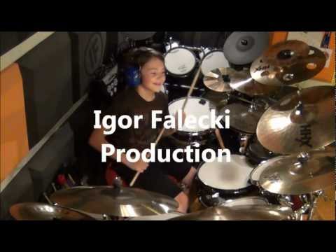 Igor Falecki - solo 10 years old drummer