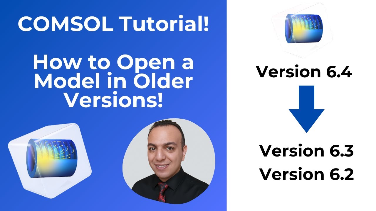 How to Open a COMSOL model in Older Versions! | MATLAB Link to COMSOL