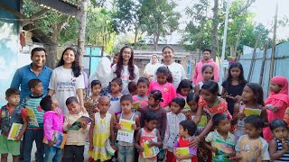 preview picture of video '#Helpingpoorchild#Helping Hand free notebooks,pen and pencils distributions to poor children'