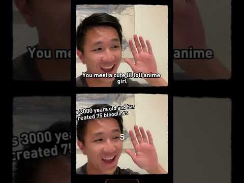 pov: you meet a cute loli anime girl #anime #manga