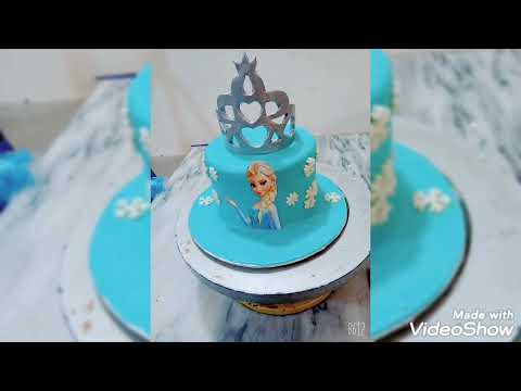 Birthday Elsa Cake Decorate By Chef Abdul Raheem.