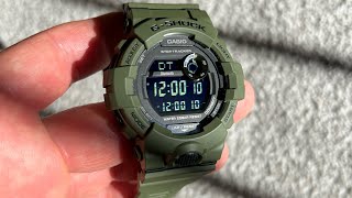 Casio G-shock GBD-800UC khaki unboxing and review