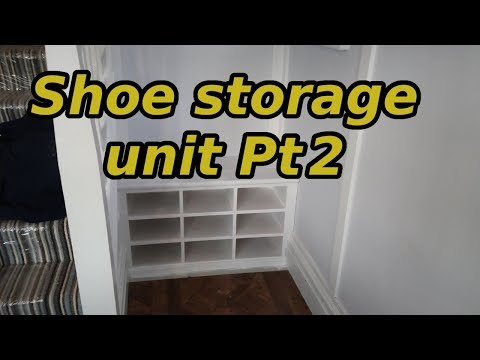 Pigeon hole shoe storage bench - Pt2 Fitting in the hall