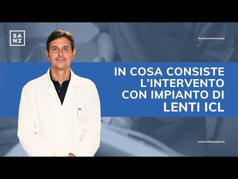Lenti ICL: la soluzione per difetti visivi anche elevati. Spiegazione del Dott. Sanz.