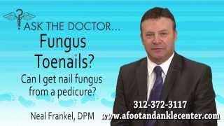 preview picture of video 'Can I Get Nail Fungus From A Pedicure? Chicago, Lincolnwood, Oak Brook, IL - Podiatrist Neal Frankel'