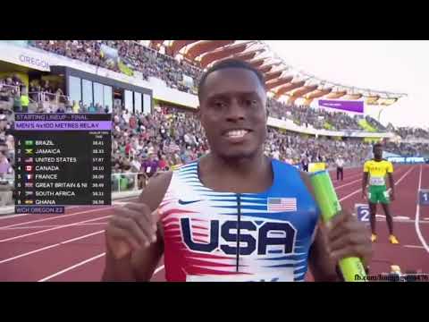 Mens 4x100m Relay Final World Championships 2022