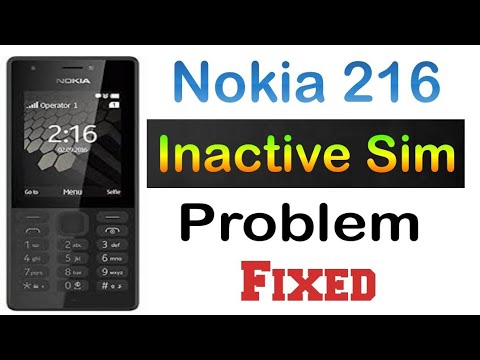 Nokia 216 Sim Inactive Problem Fixed/How to Fix Inactive Sim Problem On Nokia