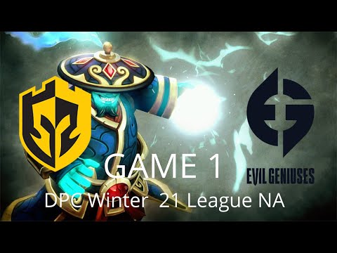 Evil Geniuses Vs Black N Yellow Game 1 (DPC Winter  21 League NA)