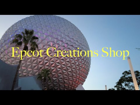 Epcot Shopping the Creations Store !