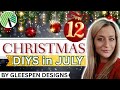 12 Christmas DIY Home Decor Crafts PERFECT For Christman In JULY Diy Christmas
