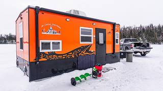 Ice Fishing Lake Of The Woods For 24 Hours!