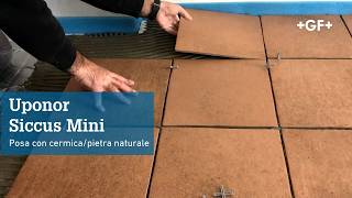 Uponor Siccus Mini con ceramica/pietra naturale