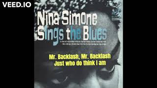Nina Simone, "Backlash Blues" (audio with lyrics)