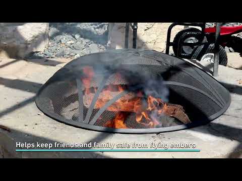 Ultimate Patio Reinforced Steel Mesh Spark Screen Overview Video