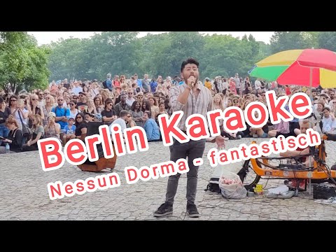 Mauerpark Karaoke Berlin 2023, nessun dorma