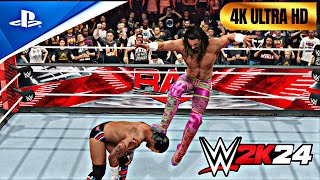 WWE 2K24 🛑 Seth Rollins vs CM Punk | No Holds Barred Match | PS5 [4K60]