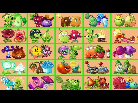 PVZ 2 Random 25 Teams 2 Plants - Which Team Plant Will Win? - Pvz 2 Plant vs Plant