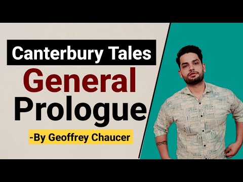 Canterbury Tales General Prologue By Geoffrey Chaucer in Hindi Summary
