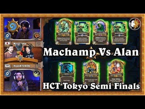 Hearthstone: Machamp Vs Alan - HCT Tokyo Semi Finals - Casting/Review
