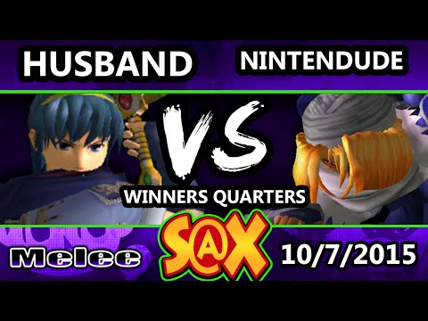 S@X 118 - Husband (Marth) Vs. Fe | Nintendude (Sheik) SSBM Winners Quarters -Smash Melee