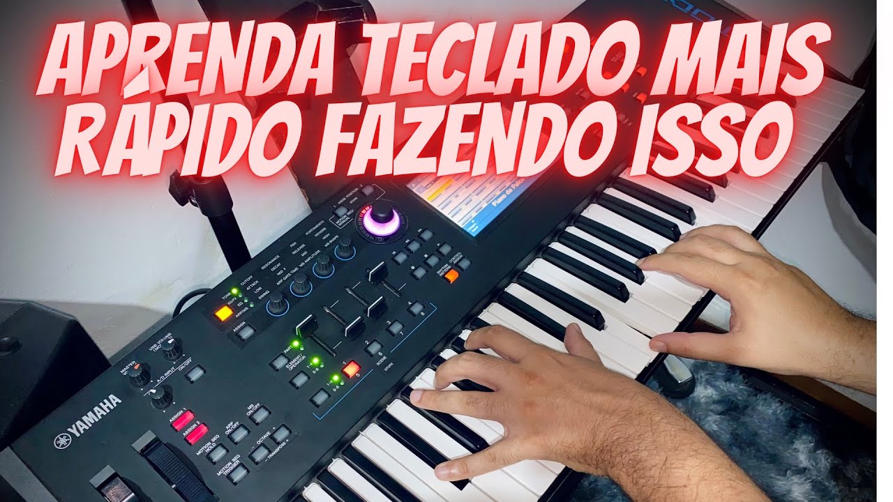 APRENDA TECLADO MAIS RÁPIDO FAZENDO ISSO