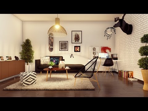 Lumion 6 Rendering Tutorials #38 - DARK LIVING
