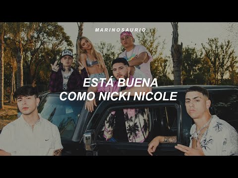 FMK, Omar Montes, Ana Mena, LIT killah, Rusherking, Mesita - CAMIONETOTA (Letra)