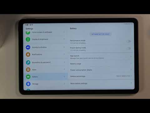 How to Activate Battery Percentage in Huawei MatePad 10.4 – Show Battery Status
