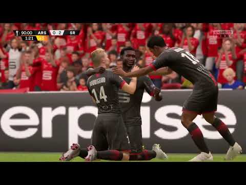 Arsenal 0-2 Rennes 1-5 agg - 0-2 GOAL: Jordan Siebatcheu