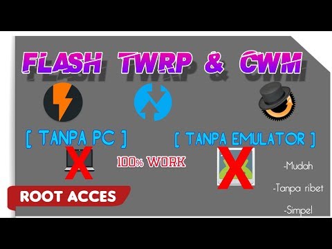 Cara Termudah Instal TWRP & CWM Tanpa Pc Video