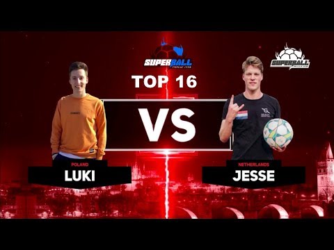World Freestyle Football Championships ”SuperBall 2018” - TOP 16 Luki vs Jesse