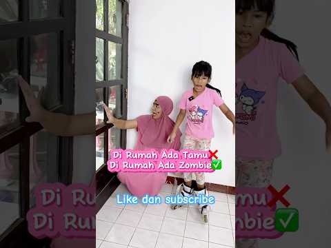 GAWAT!! KDISTA PANIK DIRUMAH KEDATANGAN ZOMBIE GALAK😱😱 #viralvideo #viralshort