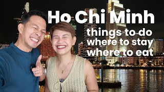 Our first impression of HO CHI MINH VIETNAM!  | where to eat, stay and things to