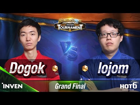 하스스톤 [HIT 2016] 결승전 #1 Dogok vs lojom (HearthStone)_160730