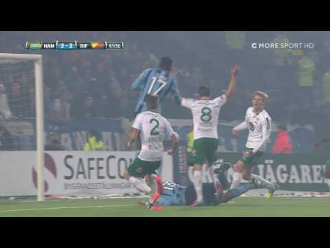 Djurgården skriker efter straff när Ranégie går i backen - TV4 Sport