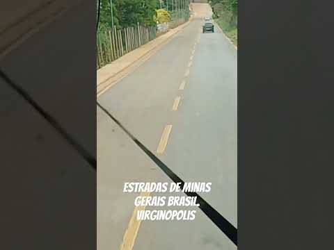 estradas de Minas Gerais Brasil.  virginopolis Minas Gerais