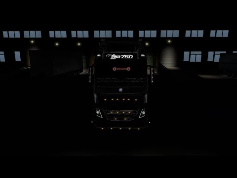 ETS2 | Brussel - Rotterdam | Locomotive 61750kg | Night Haul