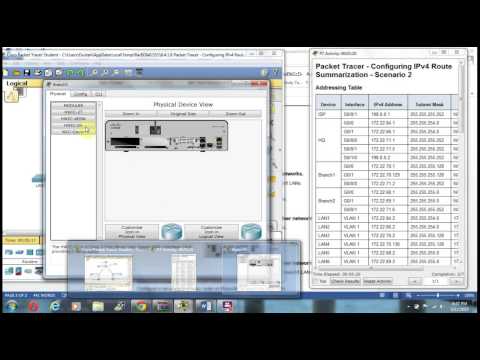 6.4.1.6 IPv4 Route Summarization
