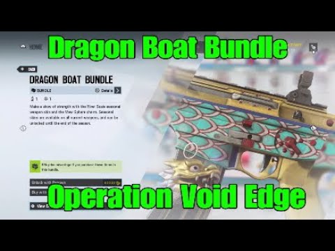 BRAND NEW *SEASONAL SKIN* Dragon Boat Bundle - Rainbow Six Siege